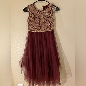 Burgundy Formal Dress